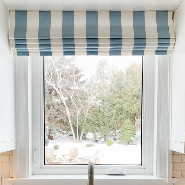 Andy Stripe Roman Shades