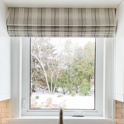 Audrey Stripe Roman Shades